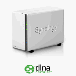 Synology Armada370 1.2CPU/512MB/2Bay/USBx2/1LAN/NAS