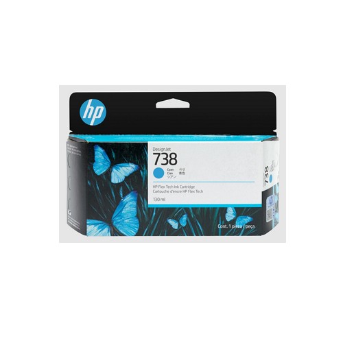 HP 738 藍色墨水匣(130 毫升)