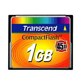 創見盒裝1GB COMPACT FLASH