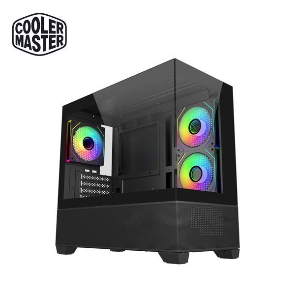 酷碼Cooler Master Elite 490 電腦機殼/全景鋼化玻璃