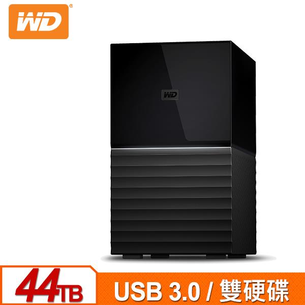 WD My Book Duo 44TB(22TBx2) 3.5吋雙硬碟儲存