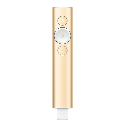 LOGITECH Spotlight 雙模簡報器(香檳金)