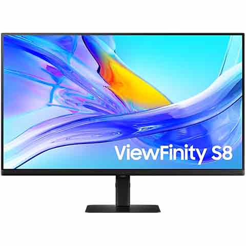 Samsung 32吋 ViewFinity S8 UHD 高解析度平面顯示器 S80UD ( LS32D806UACXZW )