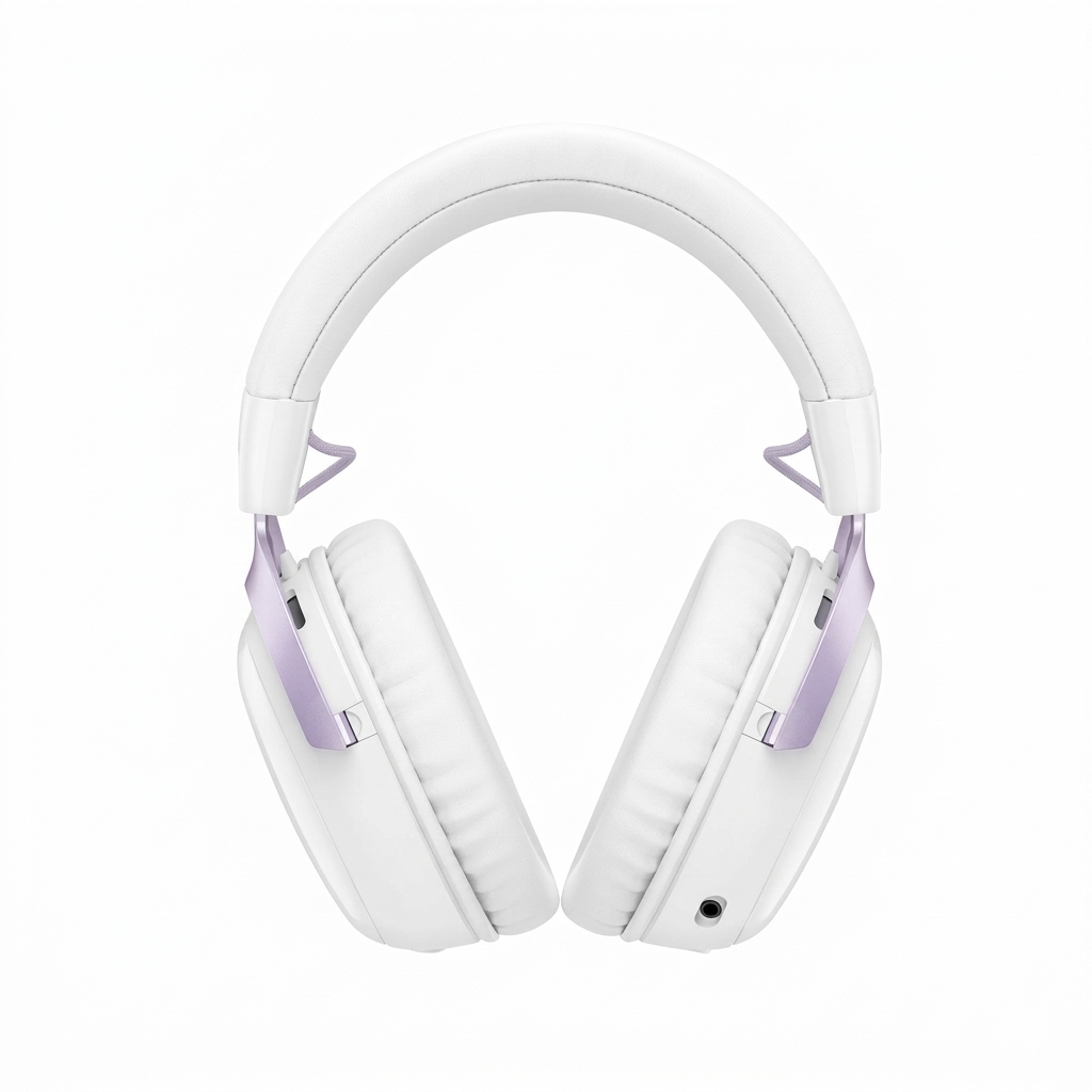 HYPERX CLOUD III S WIRELESS WHITE-LAVENDER GAMING HEADSET