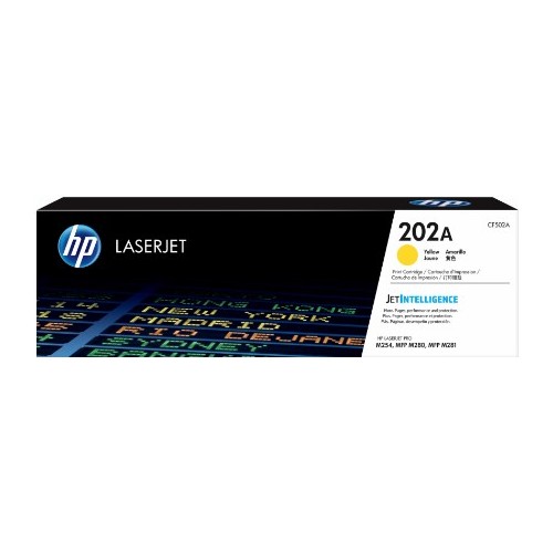 HP 202A 黃色碳粉匣