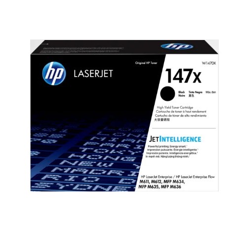 HP 147X 黑色碳粉匣高印量