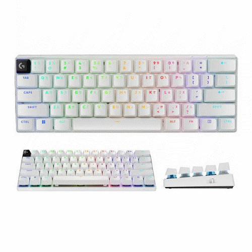 羅技G PRO X 職業機械式 60%電競鍵盤 觸感軸-白