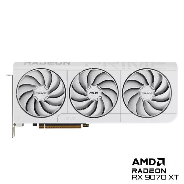 華碩ASUS PRIME-RX9070XT-O16G-WHITE 顯示卡