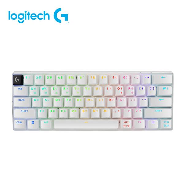 羅技 PRO X(白)觸感軸職業機械式60%電競鍵盤