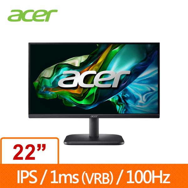 宏碁Acer 21.5型 EK220Q E3 IPS FHD 護眼電腦螢幕