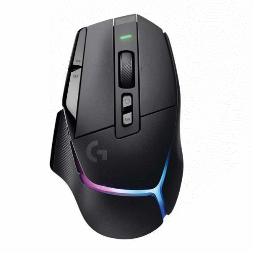 羅技G G502 X Plus 無線遊戲滑鼠-岩石黑