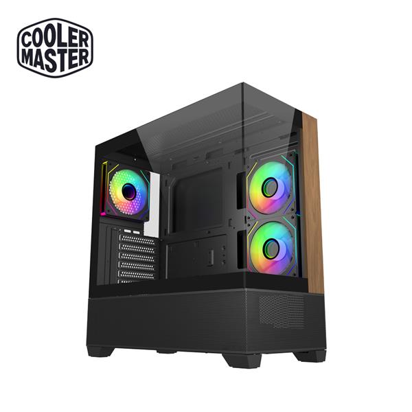 酷碼Cooler Master Elite 690 (黑色) 電腦機殼/全景鋼化玻璃