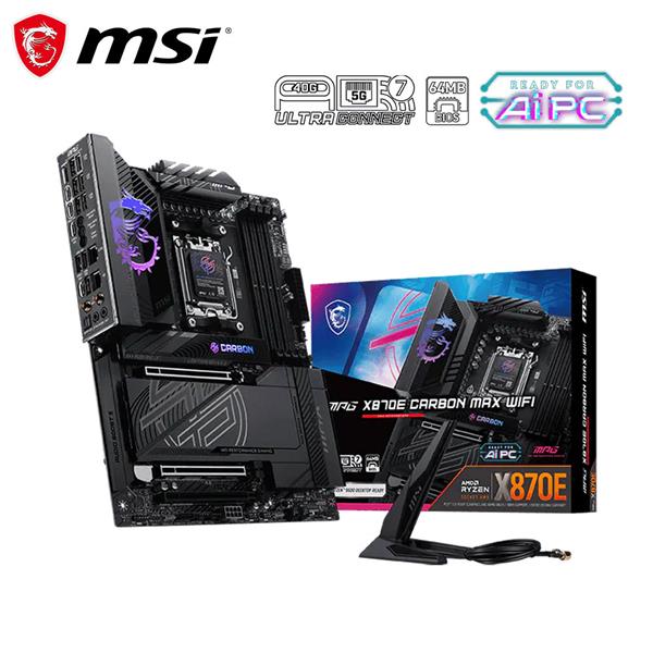 微星MSI MPG X870E CARBON MAX WIFI AMD主機板