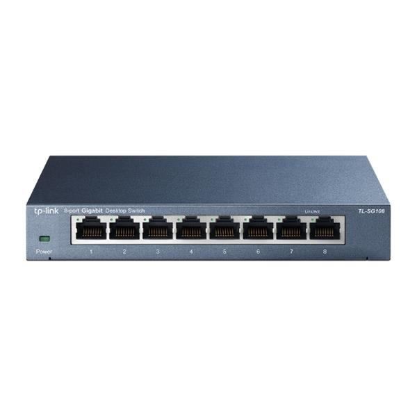 TP-LINK TL-SG108(UN) 版本:9.0 8埠 專業級Gigabit 交換器