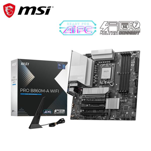 微星MSI PRO B860M-A WIFI INTEL 主機板