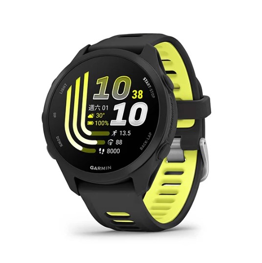 Forerunner 170, GPS, Black/Amp Yellow,極致黑