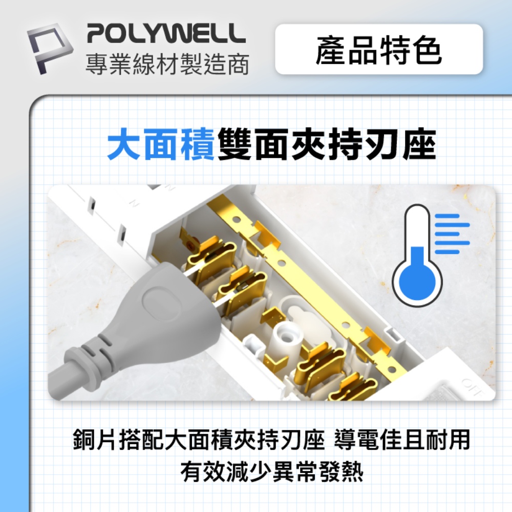 電源延長線 1切8座 3P+2P插座延長線 台灣製造MIT BSMI認證 過載保護