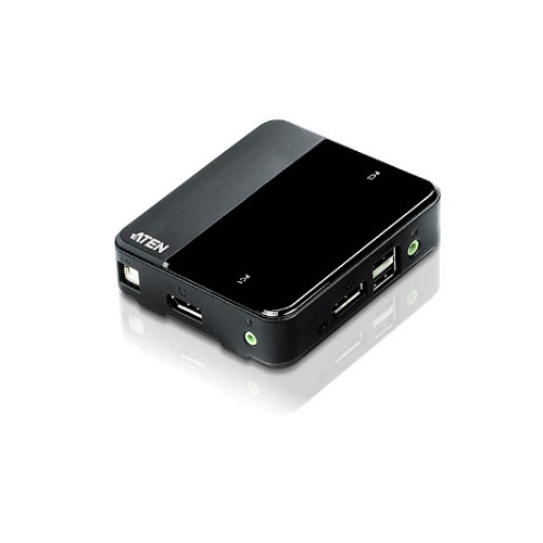 2埠USB DisplayPort KVM多電腦切換器