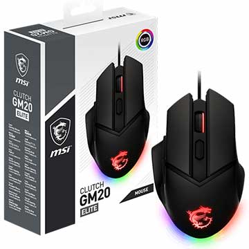 MSI微星 CLUTCH GM20 ELITE 電競滑鼠
