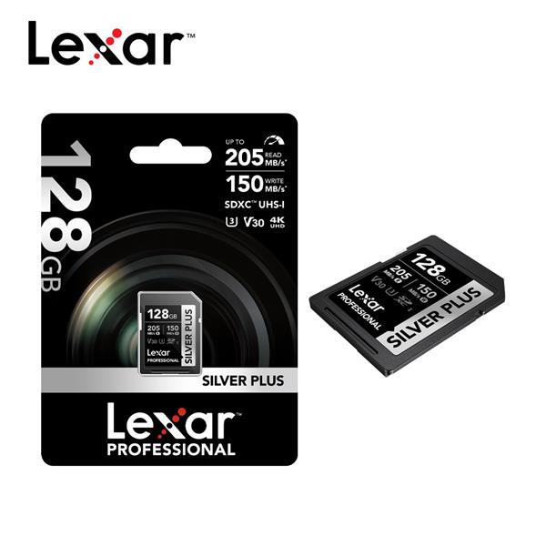 Lexar Silver Plus SDXC UHS-I 128G 記憶卡