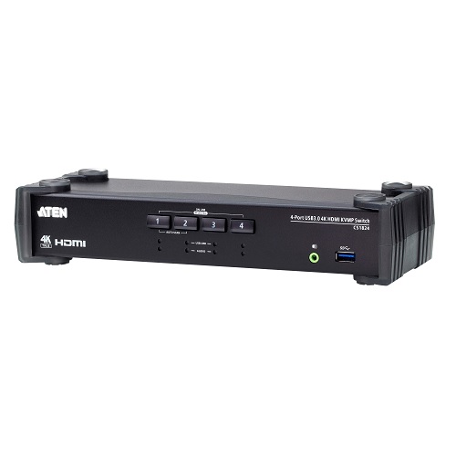 4埠USB 3.0 4K HDMI KVMP 多電腦切換器 (具備音訊混音模式)