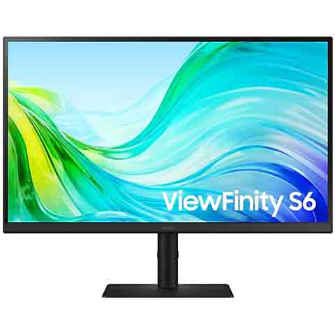 Samsung 27吋 ViewFinity S6 QHD 高解析度平面顯示器 S61F ( LS27F612EACXZW )