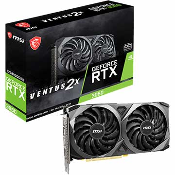 MSI RTX 3060 VENTUS 2X 12G OC