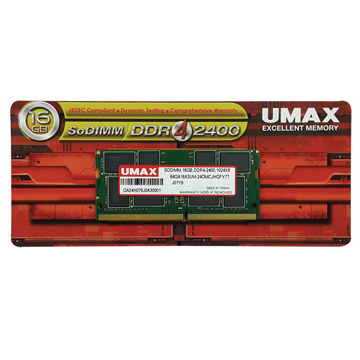 UMAX SO-DIMM DDR4 2400 16GB 1024*8 ( SO-DIMM DDR4 2400 16GB 1024*8 )