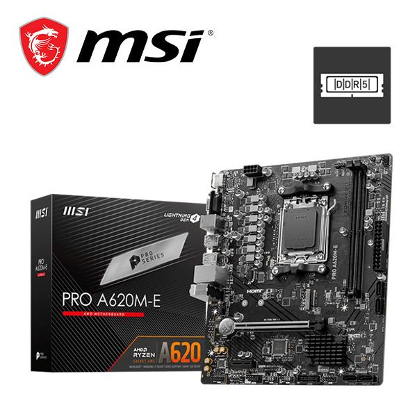 微星MSI PRO A620M-E AMD主機板
