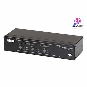 ATEN 2x2 4K HDMI矩陣影音切換器 ( VM0202HB )