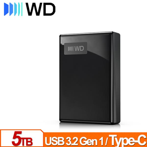 WD My Passport 5TB(黑) 2.5吋USB-C行動硬碟