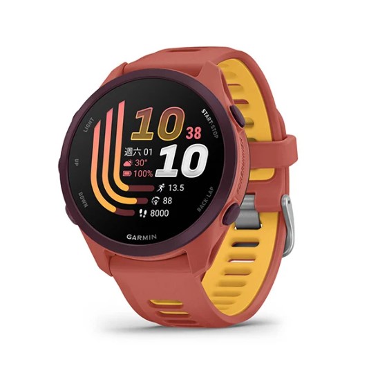 Forerunner 170 Music, GPS, WiFi, Red Pink/Mango, 艷粉紅