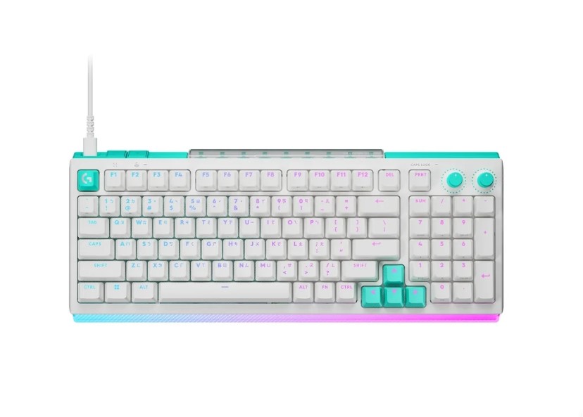羅技G G512 X 98 類比機械(白)有線鍵盤-觸感軸