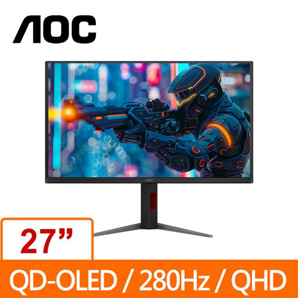 AOC Gaming 27型 Q27G4ZD 2K QHD QD-OLED (可旋轉)電競螢幕