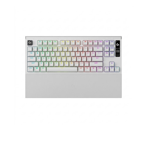 羅技G PRO X TKL RAPID 2 磁性類比有線電競鍵盤 - 白