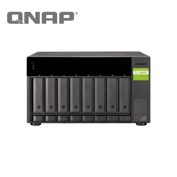 QNAP TL-D800C USB 3.2 Gen 2 Type-C 桌上型JBOD儲存擴充設備