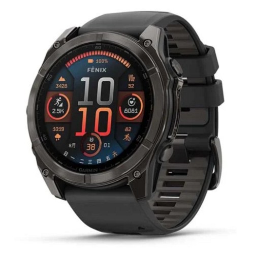 fenix 8 51mm,AMOLED,Saph,CrbnGryTi/Blk,Blk/PebbleGryBnd,TWN