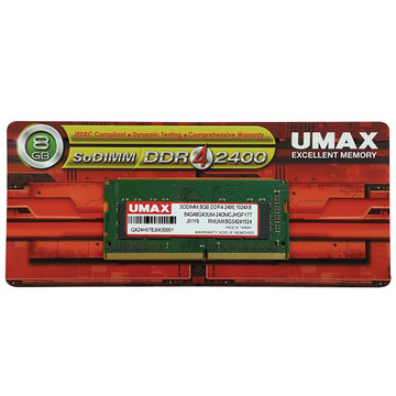 UMAX SO-DIMM DDR4 2400 8GB 1024*8 ( SO-DIMM DDR4 2400 8GB 1024*8 )