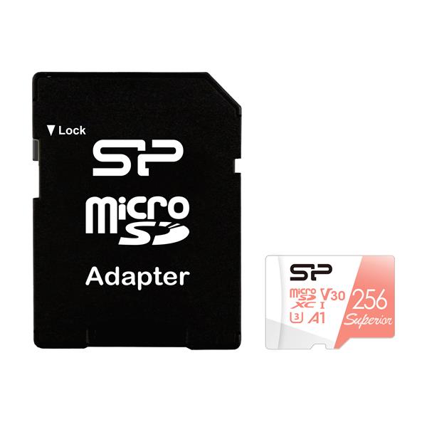 SP廣穎 MicroSD U3 A1 V30 256G記憶卡(含轉卡)