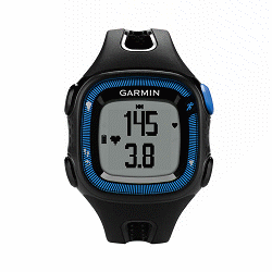 GARMIN/(黑藍色)Forerunner 15 三合一運動健身跑錶