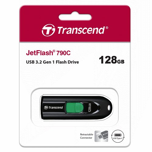 TRANSCEND JetFlash 790C 128GB 隨身碟