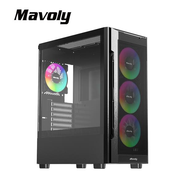松聖 Mavoly PEAR ATX機殼【黑】