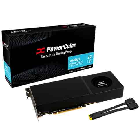 PowerColor AI PRO R9700 32G-B彩盒(含cable)