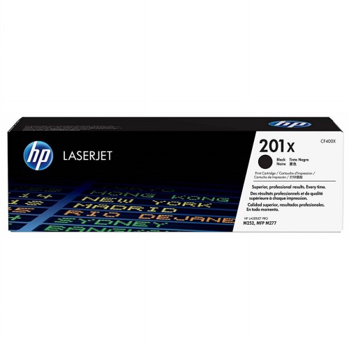 HP 201X 高容量黑色碳粉匣