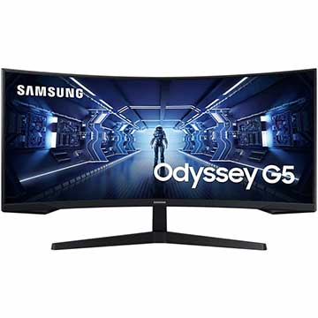 Samsung 34吋 1000R Odyssey G5 曲面電競顯示器 ( LC34G55TWWCXZW )