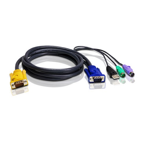ATEN 1.8公尺 PS/2-USB介面切換器連接線