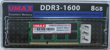 UMAX SO-DIMM DDR3 1600-8GB 1.35V