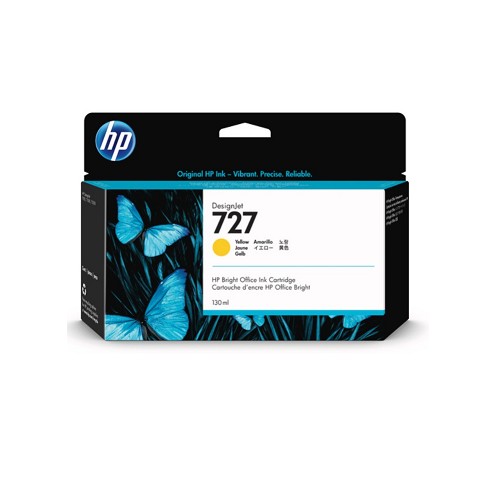 HP 727 130-ml 黃色墨水匣