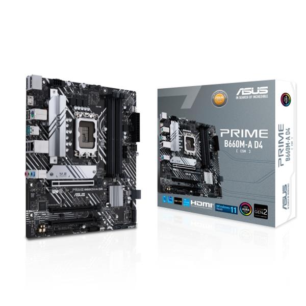 華碩ASUS PRIME-B760M-A-D4-CSM Intel主機板