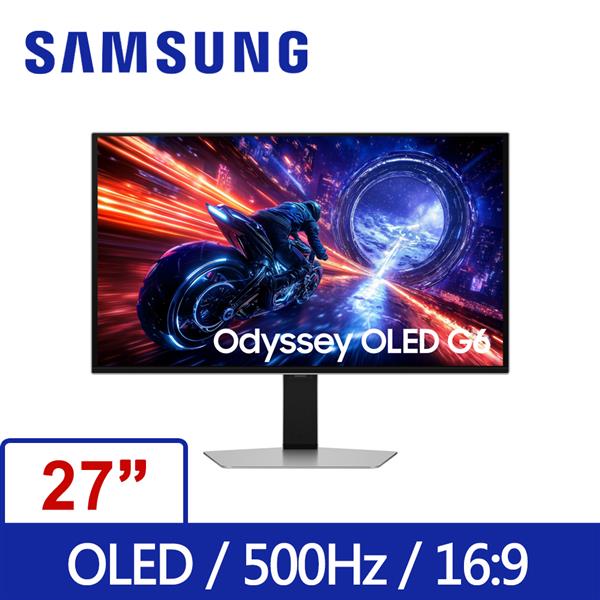 三星SAMSUNG Odyssey G6 S27FG602SC 0.03ms 2K QD-OLE電競螢幕